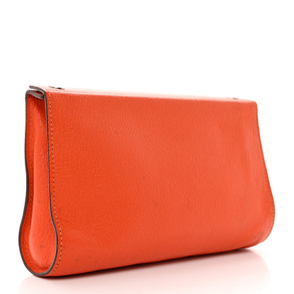 Hermes Chevre Mysore Karo GM Orange 3 of 9