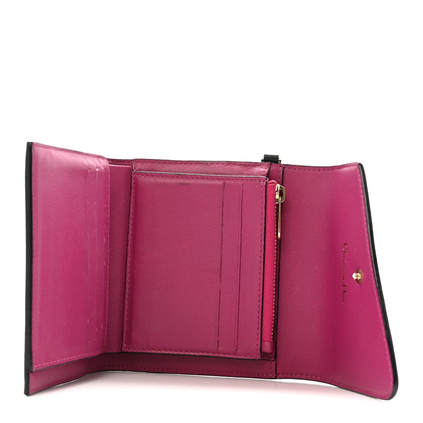 Bullcalf Diorissimo Compact Wallet Black