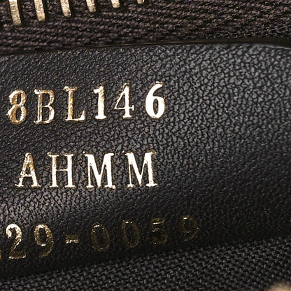 Fendi Vitello King Elaphe Python Print Logo Medium By The Way Boston Bag Dark Asphalt 7 of 9