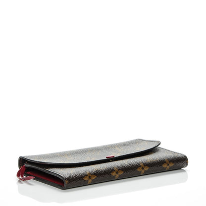 Louis Vuitton Monogram Emilie Wallet Fuchsia 4 of 6