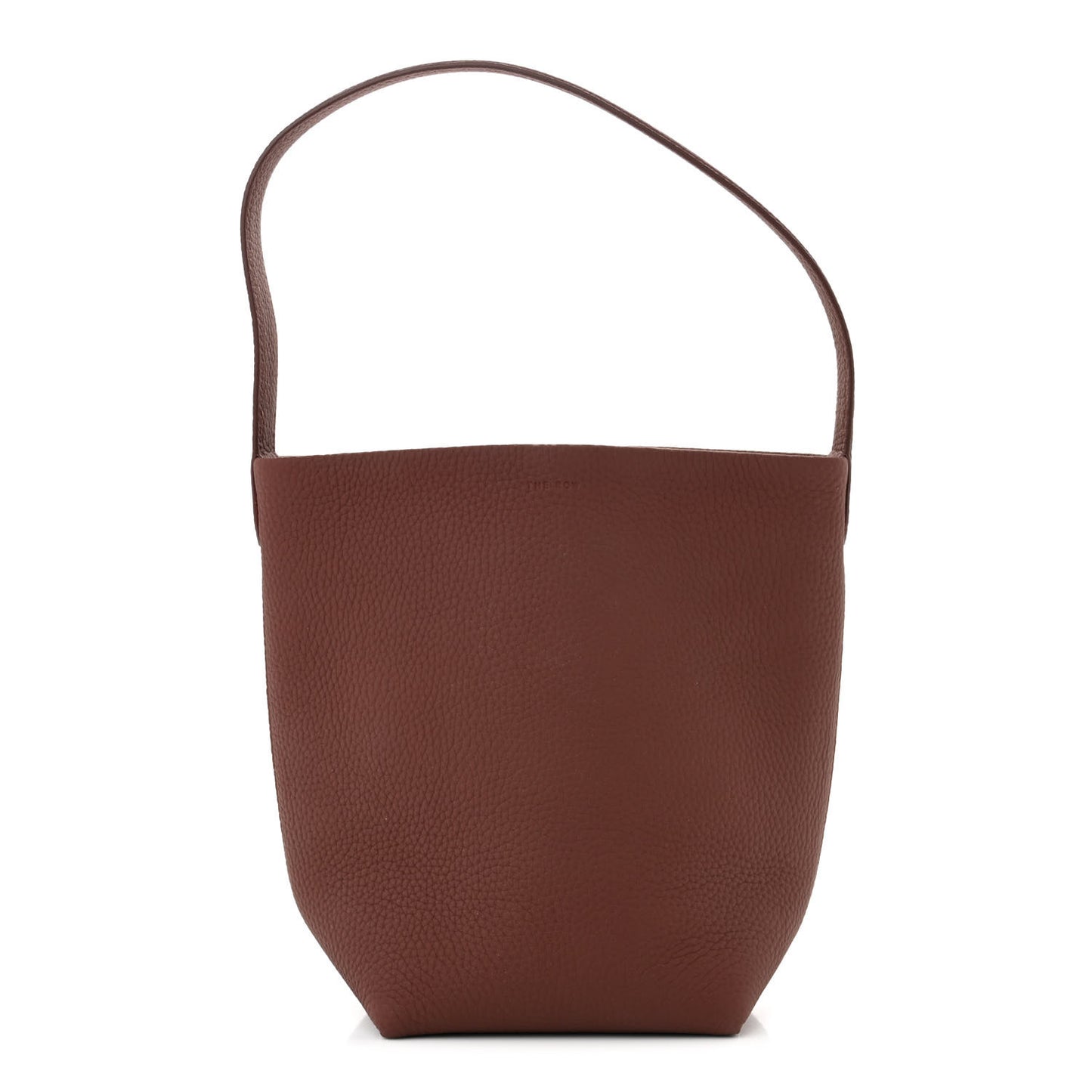 Grained Calfskin Small N/S Park Tote Cognac