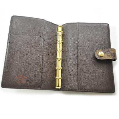 Louis Vuitton Damier Ebene Small Ring Agenda 6 of 8