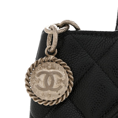 Chanel Caviar Quilted Medallion Tote Black 12 of 13