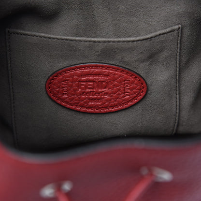 Fendi Cuoio Romano Selleria F is Fendi Grande Mon Tresor Pocket Bucket Bag Rosso 6 of 9