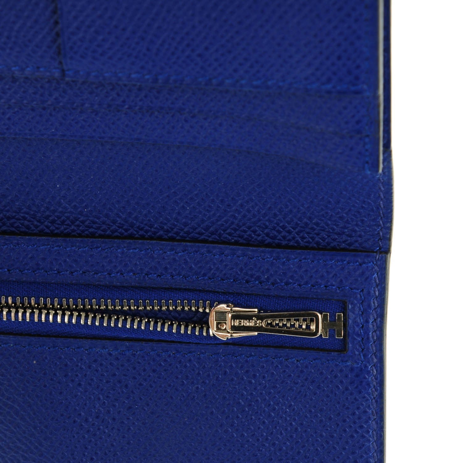Hermes Epsom Bearn Gusset Wallet Bleu Saphir 9 of 10