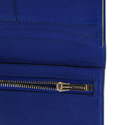 Hermes Epsom Bearn Gusset Wallet Bleu Saphir 9 of 10