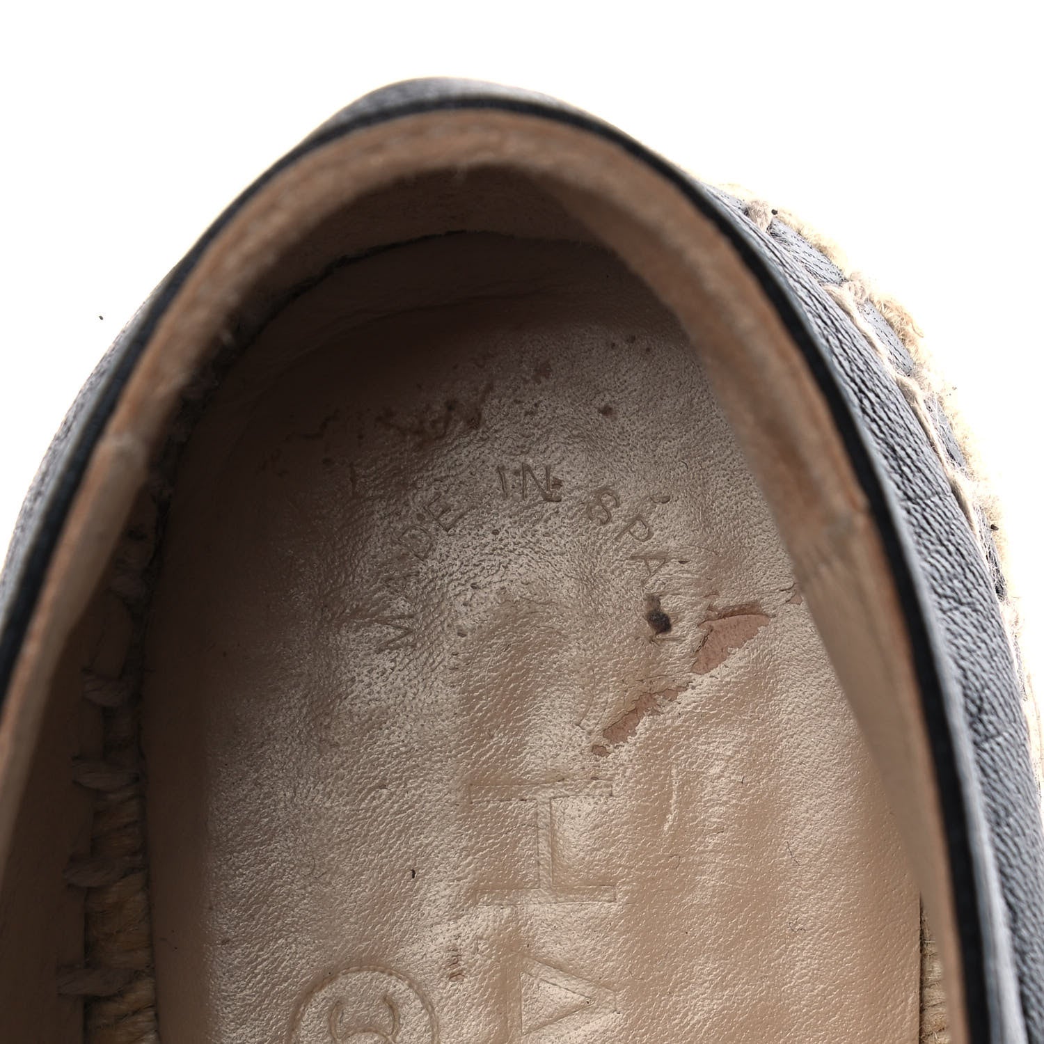 Chanel Lambskin CC Espadrilles 38 Black 11 of 11