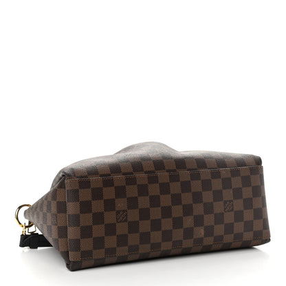 Louis Vuitton Damier Ebene Odeon Tote MM Black 4 of 14