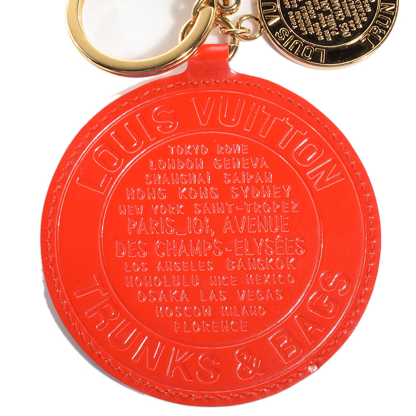 Vernis Trunks and Bags Bag Charm Orange Sunset