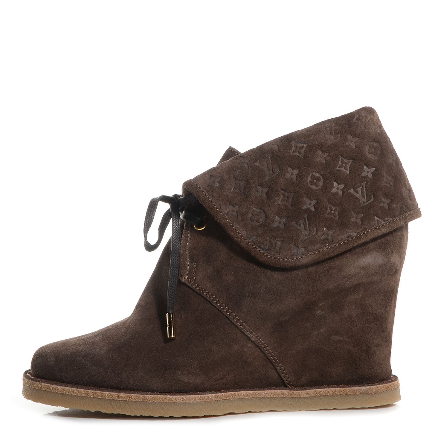 Suede Fauvist Low Boots 36 Brown