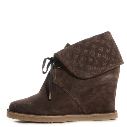 Louis Vuitton Suede Fauvist Low Boots 36 Brown 1 of 5