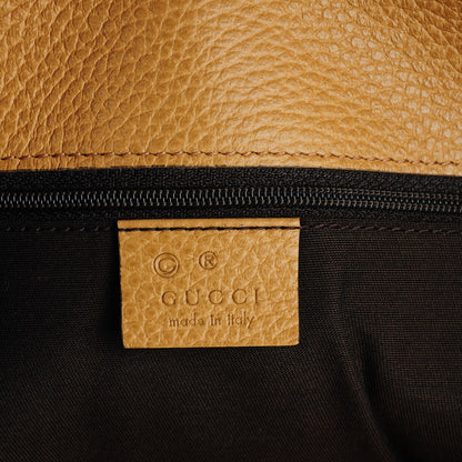 Gucci Calfskin Large Gifford Braided Handle Tote Camel 6 of 7