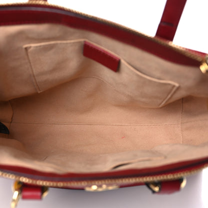 Gucci GG Supreme Monogram Flora Web Small Ophidia Tote Bag Red 5 of 9