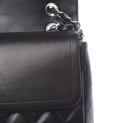 Chanel Lambskin Quilted Maxi Double Flap Black 12 of 15