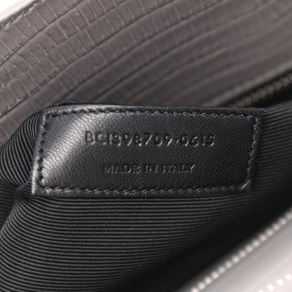 Saint Laurent Lizard Calfskin Embossed Small Sac De Jour Fog 7 of 12