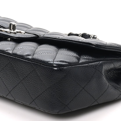 Chanel Caviar Quilted East West Flap Black 10 of 11