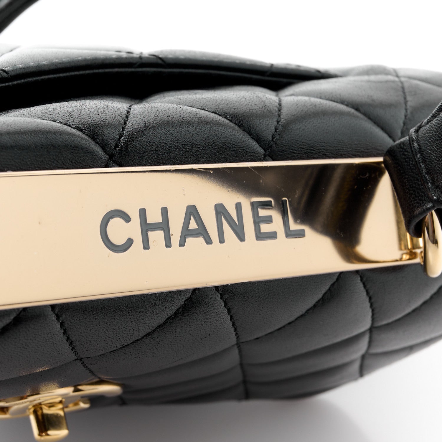 Chanel Lambskin Quilted Small Trendy CC Dual Handle Flap Bag Black 9 of 12