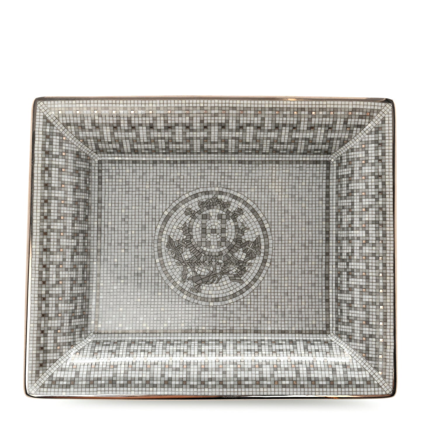 Porcelain Mosaique Au 24 Platine Change Tray