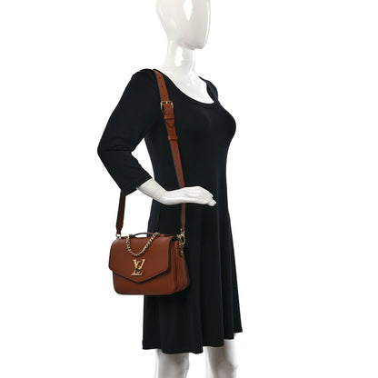 Louis Vuitton Grained Calfskin Lockme Oxford Cognac 2 of 10