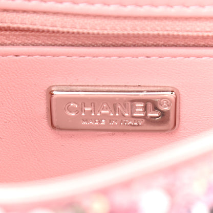 Chanel Sequin Mini Flap Pink Multicolor 6 of 11