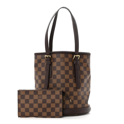 Louis Vuitton Damier Ebene Marais Bucket 23 1 of 10