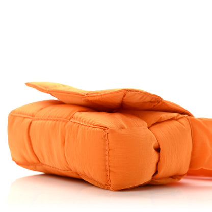 Bottega Veneta Nylon Intrecciato Padded Tech Candy Cassette Bag Orange 9 of 9