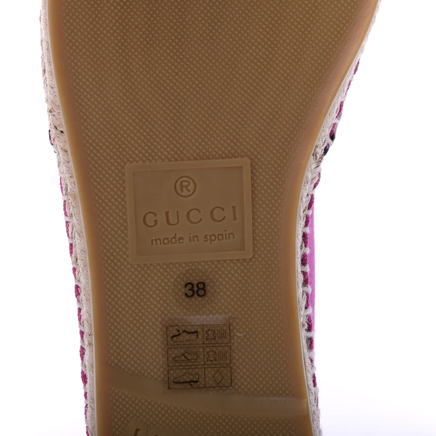 Canvas Logo Espadrilles 38 Cyclamen Rose Black