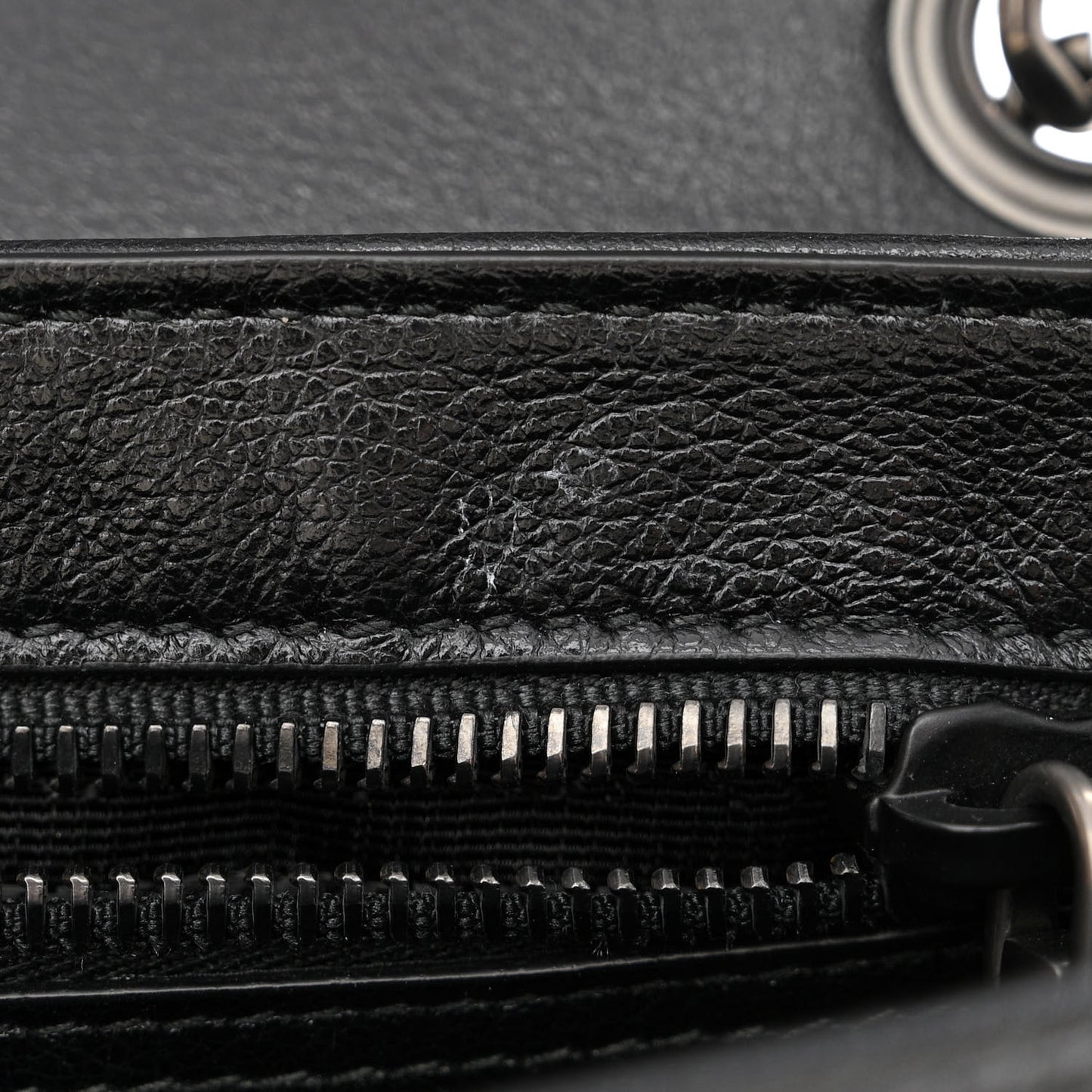 Glace Calfskin Studded Crossbody White Black