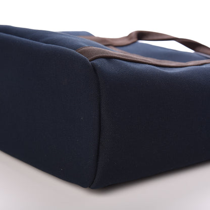 Hermes Toile Sac De Pansage Groom Bleu Navy Feu 8 of 9