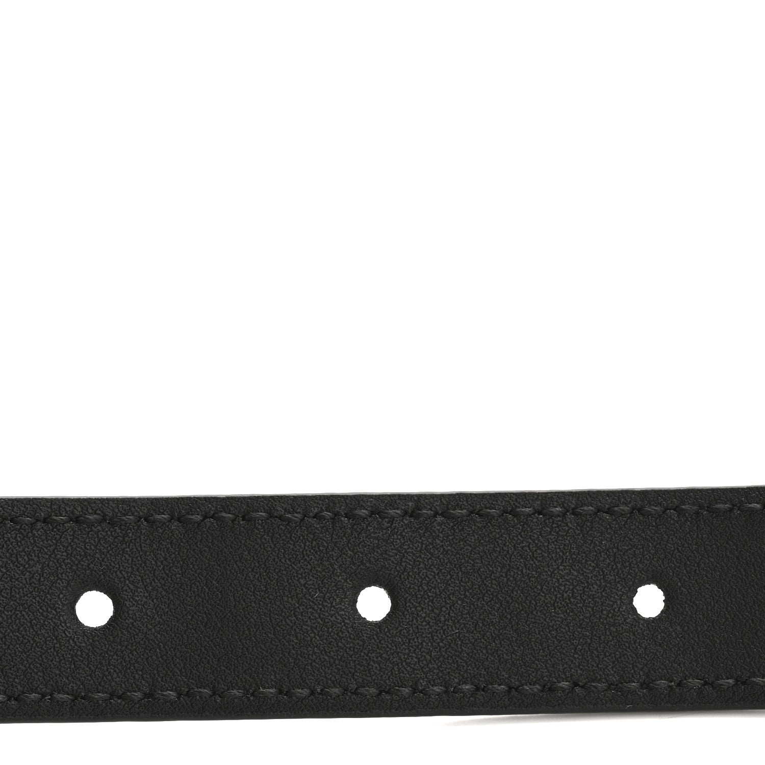 Gucci Plutone Calfskin Palladium Double G 20mm Belt 90 36 Black 4 of 6