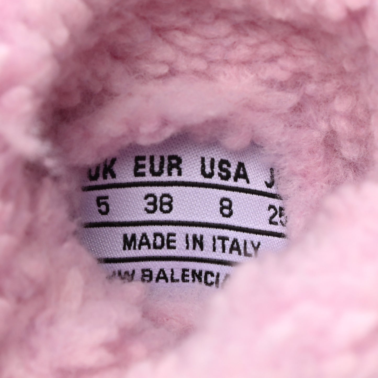 Technical 3D Recycled Knit Faux Fur Womens Speed 2.0 Sneakers 38 Light Pink
