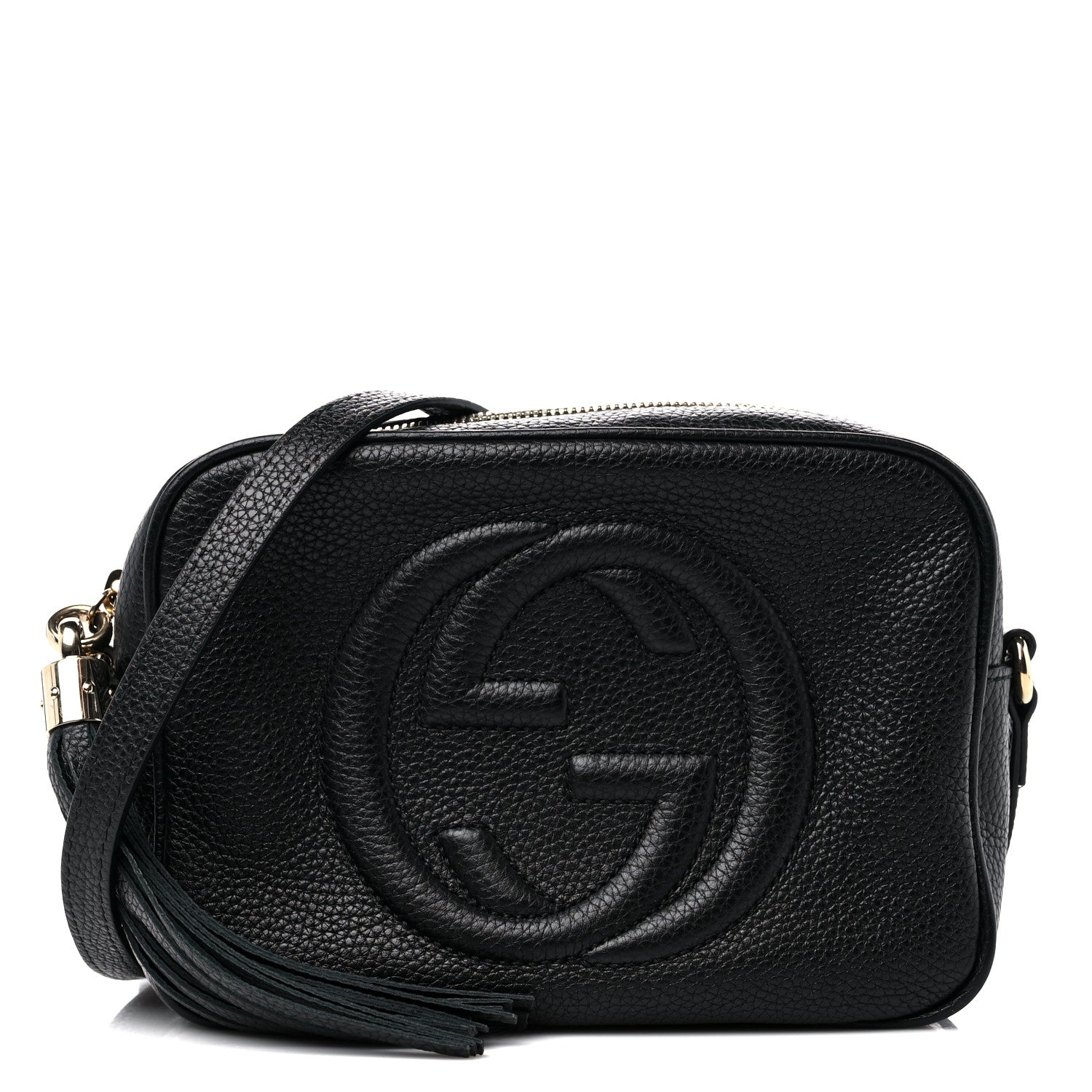 Gucci Pebbled Calfskin Small Soho Disco Bag Black 1 of 12