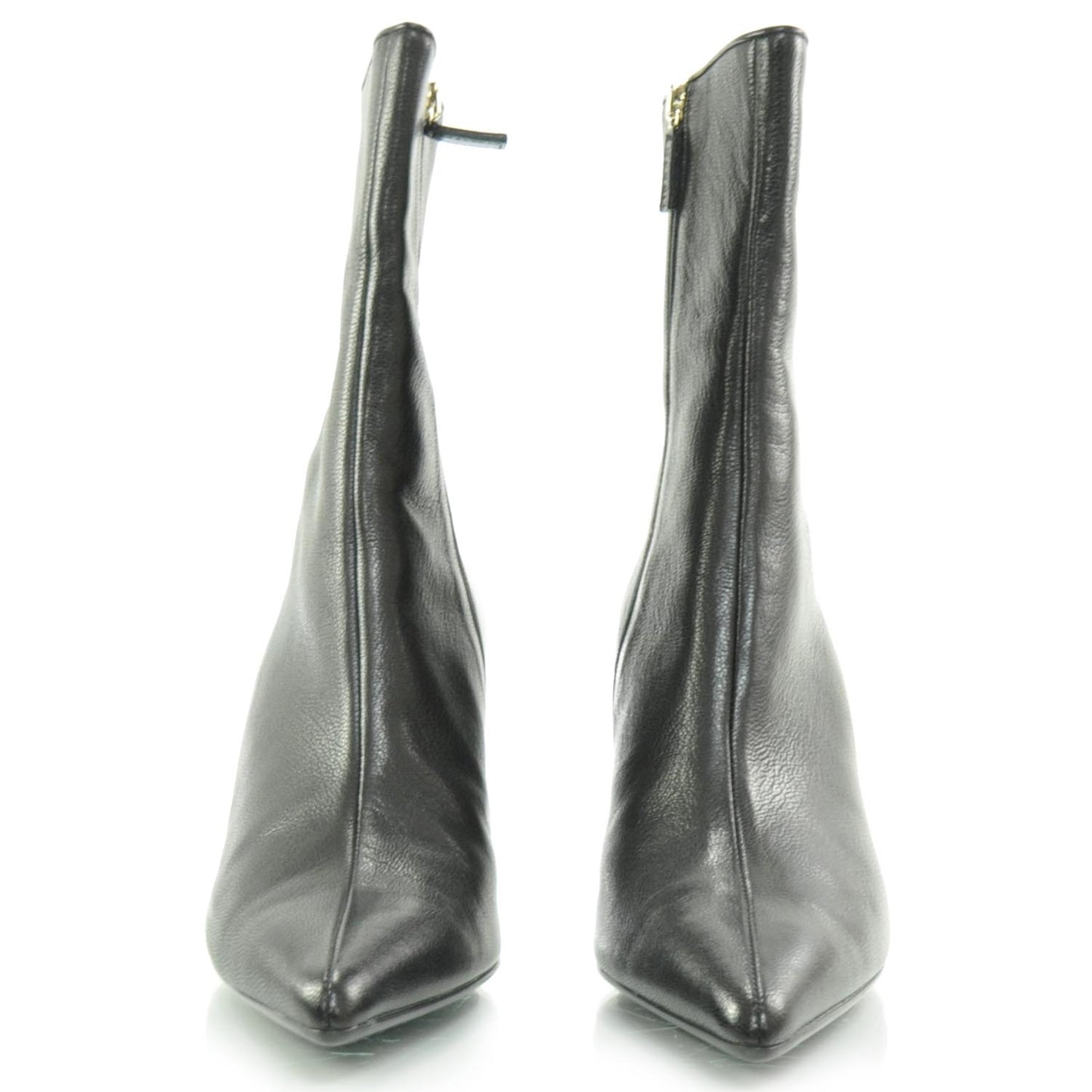 Leather Ankle Boots 8 Black