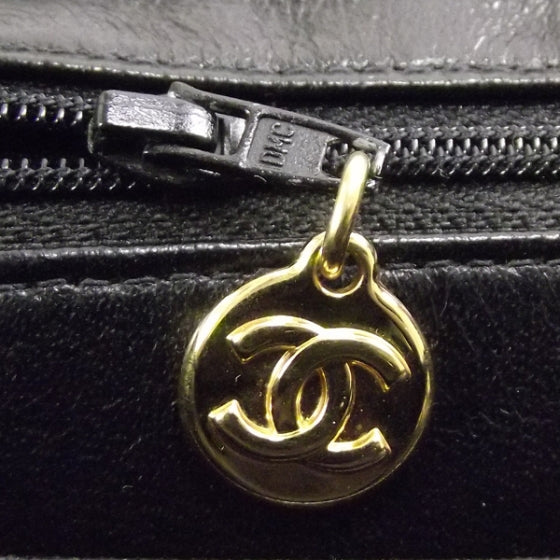 Chanel Lambskin Quilted Backpack Black 11 of 14