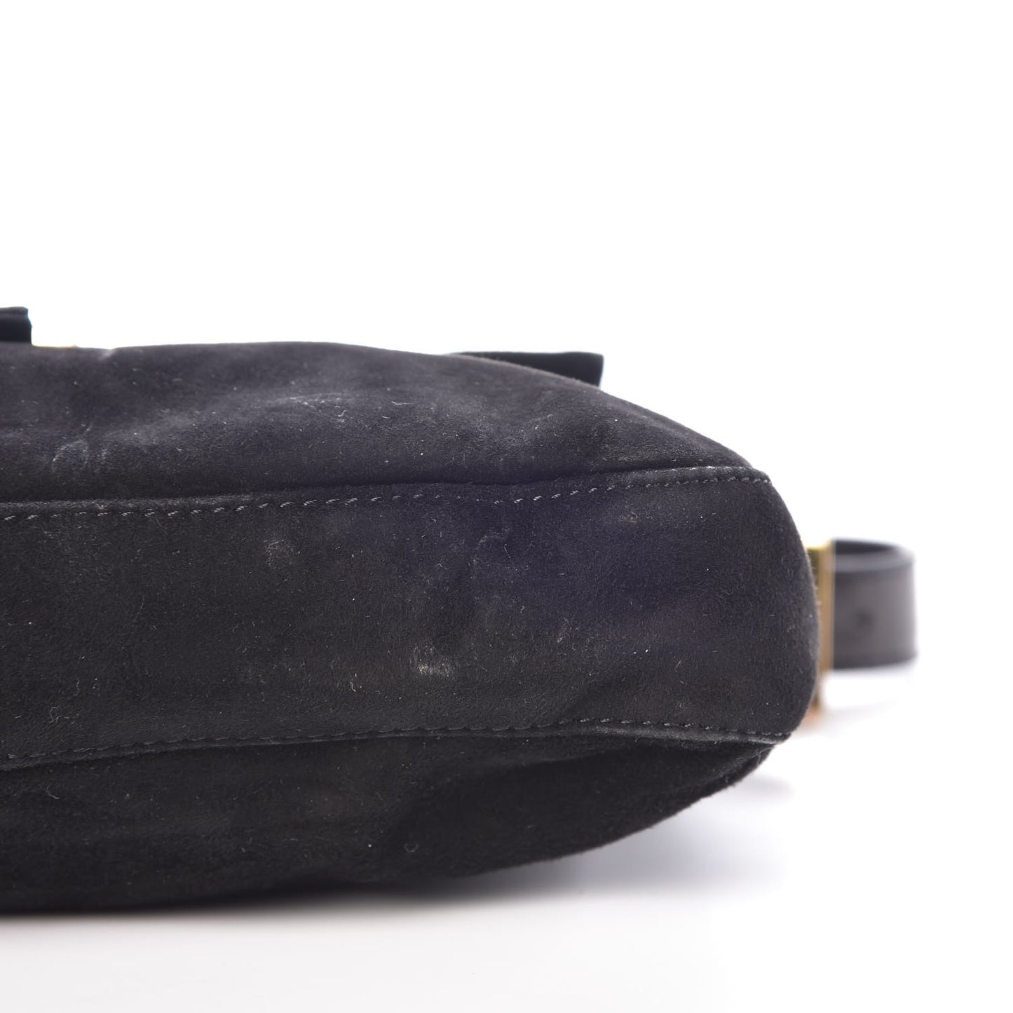 Suede Baguette Black