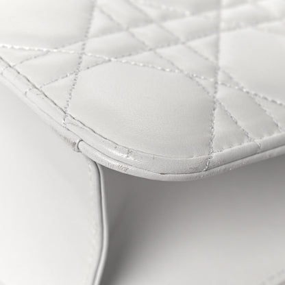 Christian Dior Lambskin Cannage Miss Dior Promenade Pouch White 12 of 14