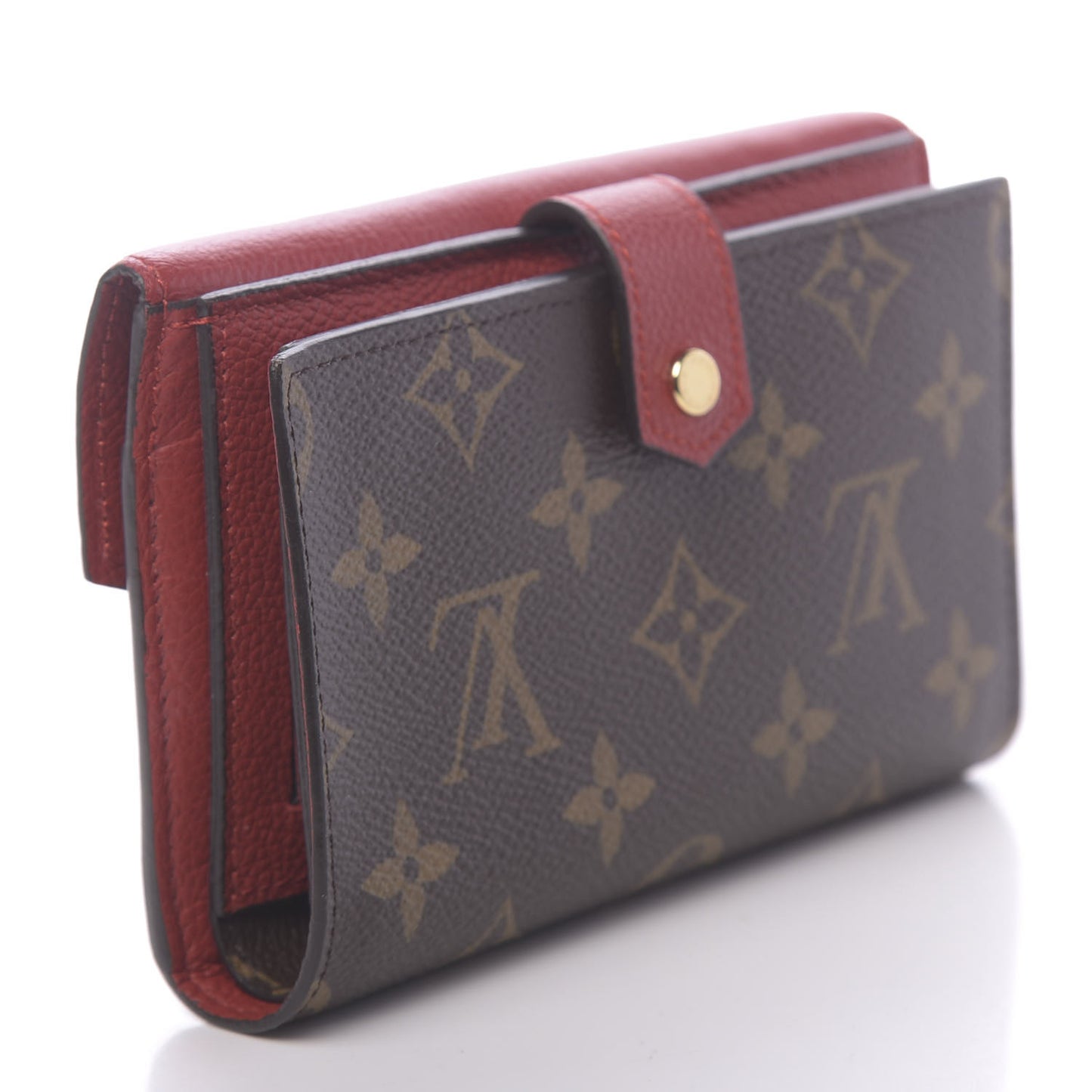 Monogram Pallas Compact Wallet Cherry