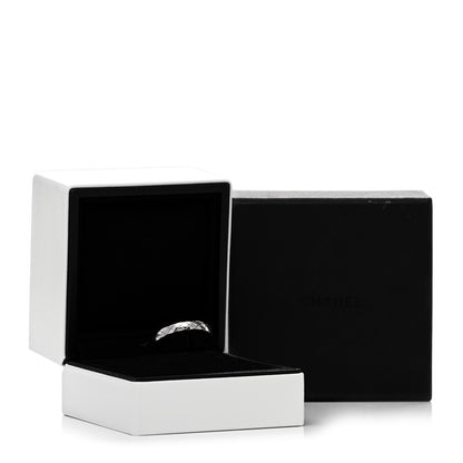 Chanel 18K White Gold Mini Coco Crush Ring 54 6.75 4 of 4