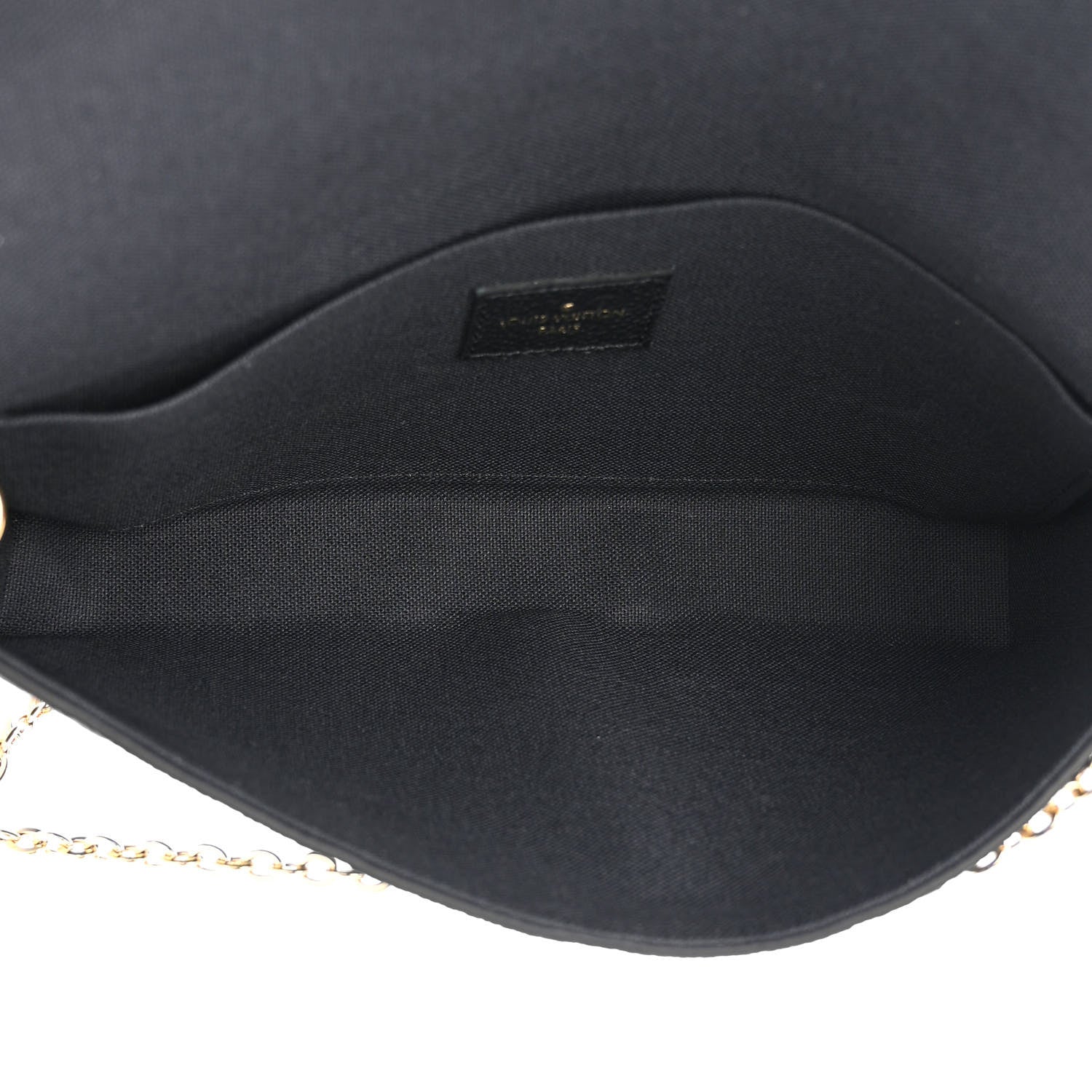 Louis Vuitton Empreinte Pochette Felicie Chain Wallet Black 4 of 8