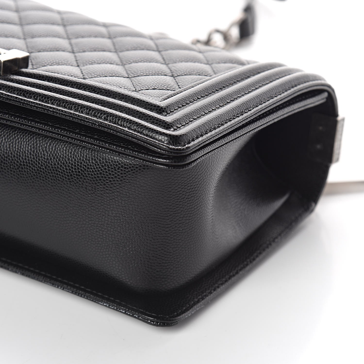 Chanel Caviar Quilted Medium Boy Flap Black 10 of 11