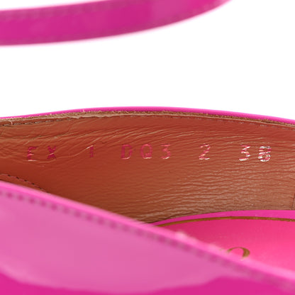 Valentino Garavani Patent Tan-Go 55/155mm Platform Pumps 38 Pink PP 7 of 10