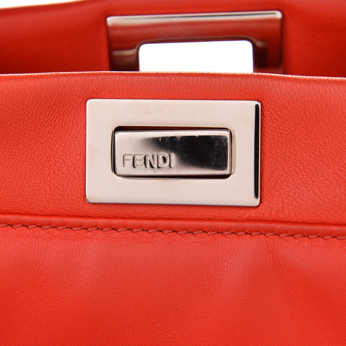 Nappa Mini Peekaboo Iconic Satchel Papavero