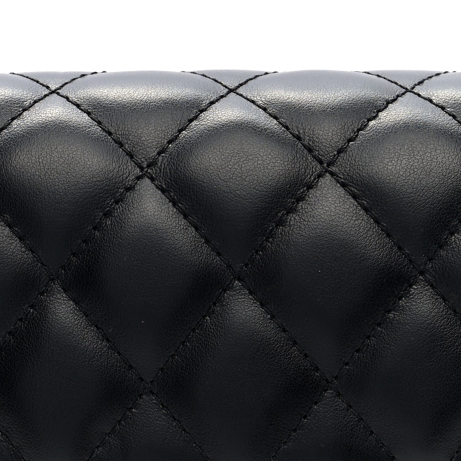 Chanel Calfskin Quilted CC Uniform Flap Belt Bag Black 7 of 9