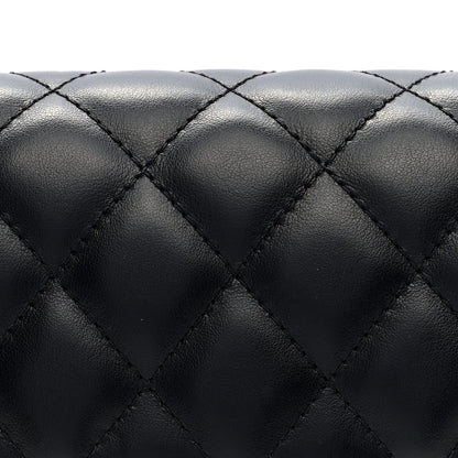 Chanel Calfskin Quilted CC Uniform Flap Belt Bag Black 7 of 9