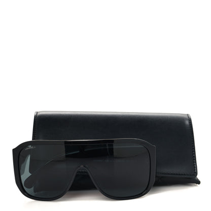 Chanel Acetate Crystal CC Shield Sunglasses 5466-B-A Black 7 of 7