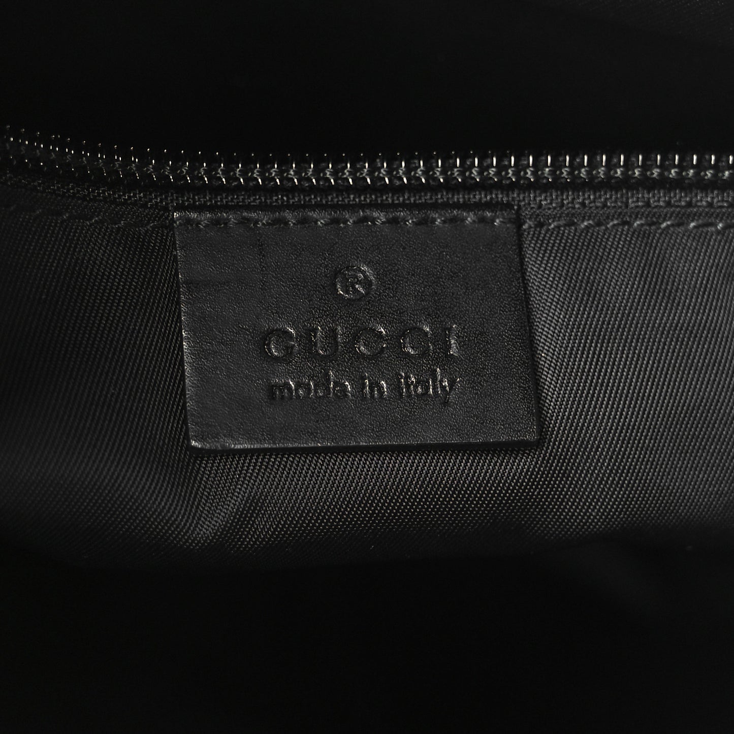 GG Supreme Monogram Calfskin Web Medium Flat Messenger Bag Beige Ebony Black