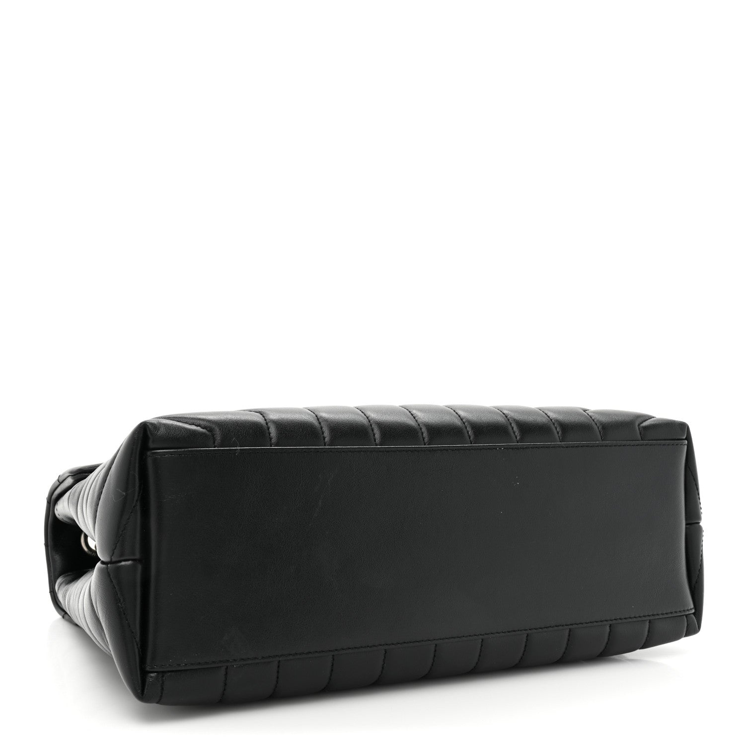 Saint Laurent Calfskin Y Quilted Monogram Medium Loulou Chain Satchel Black 3 of 13