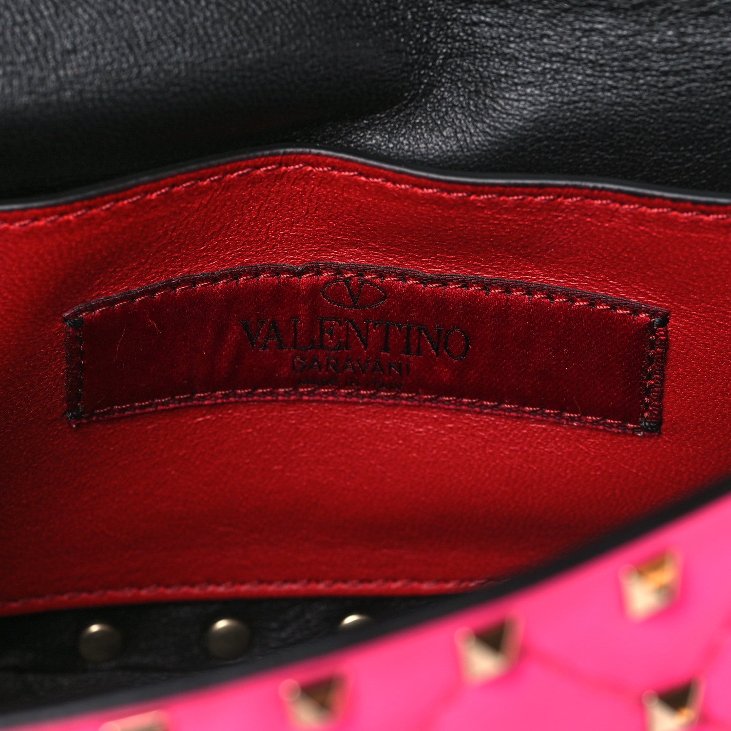 Valentino Garavani Calfskin Mini Rockstud Spike Shoulder Bag Azalea 5 of 8