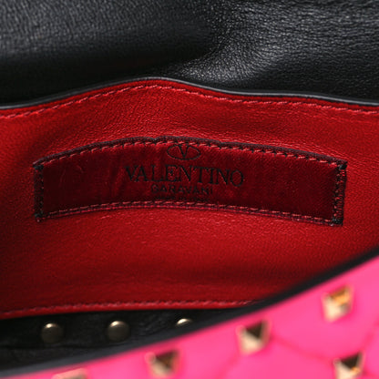 Valentino Garavani Calfskin Mini Rockstud Spike Shoulder Bag Azalea 5 of 8