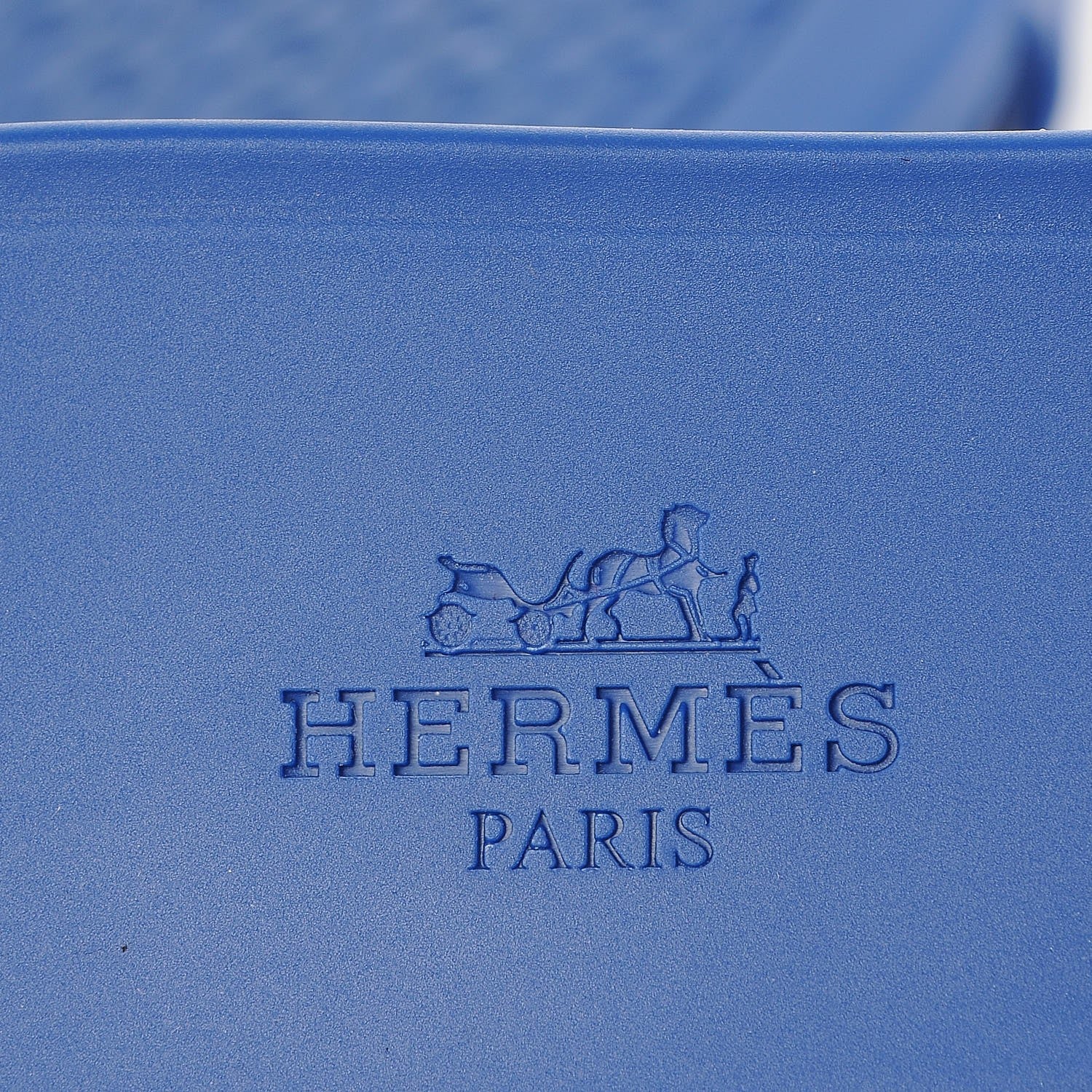 Hermes Rubber Chaine d'Ancre Rivage Sandals 39 Bleu Smalt 7 of 8